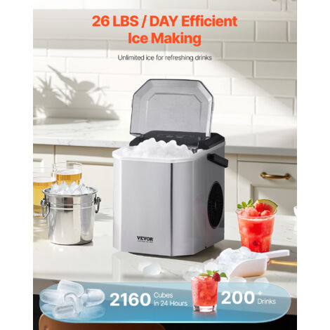 Hicon – Machine à glaçons de comptoir, 1 Gallon Hicon – Machine à glaçons de comptoir, 1 Gallon