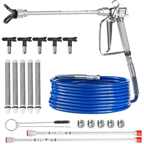 Pistolet à peinture professionnel haute pression Kit de pistolet à air