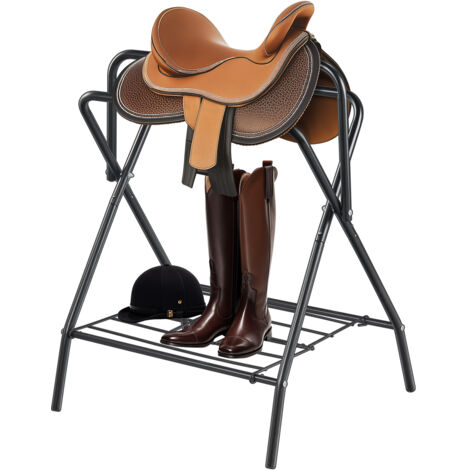 2 Supports De Selle Pliables HDYEGY - Pour Selles Anglaises Et Westernes - Noir