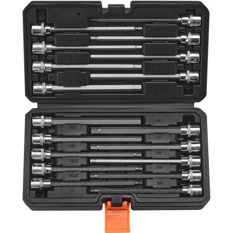 Lot De 2 Douilles Hexagonales H6 6mm Impact 1/2" CR-MO - Clé à Cliquet Électrique