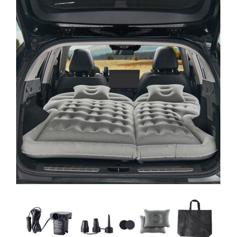 Matelas Gonflable avec Pompe Électrique Gonflage Automatique Rapide Dégonflage Matelas Pneumatique Confortable Résistant à l'Eau 2 Personnes pour Maison Invités Voyage Camping