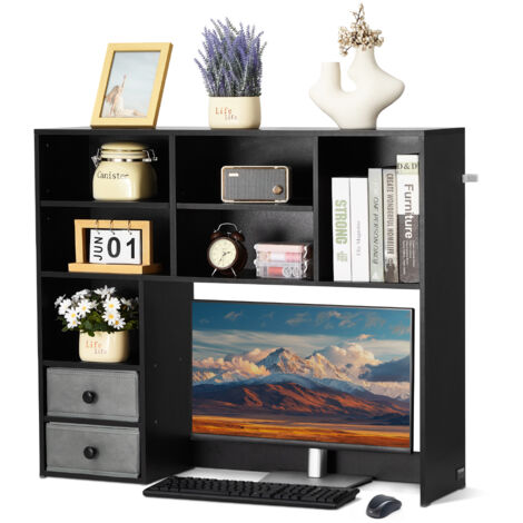 Comptoir De Réception 118x50x111,5 Cm, Banque D'Accueil Rectangulaire, Bureau De Réception, Facile à Nettoyer Et Installer, Meuble Pour Vente Au Détail, Caisse, Hall, Salon De Beauté Et Bureau | FR