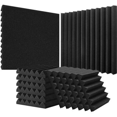Loveless Lot de 100 panneaux acoustiques insonorisants en mousse