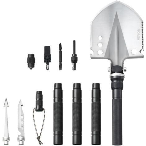 Doz extérieur portable acier survie Camping Pelle pliante outil axe Kit de jeu avec sac à main - Chine Pelle pliante et pelle de camping Ax prix