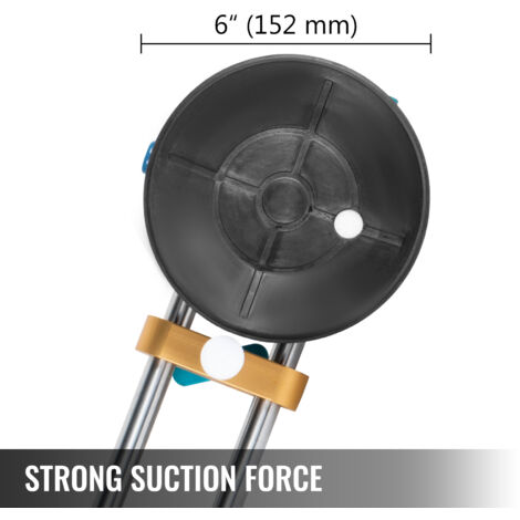 GADLANE 2 Ventouses De Levage Fortes - Capacité 100 Kg, Double Ventouse, Pour Carrelage, Verre, Plastique