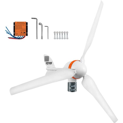 VEVOR Kit Générateur Turbine éolienne énergie 12 V 400 W Contr?leur MPPT 3 Pales
