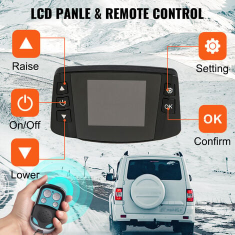 VEVOR Chauffage Diesel 12v 5kw Consommation: 0,11-0,51 (L/h), Interrupteur  LCD Avance 