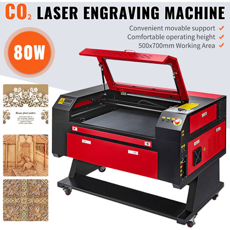 Machine de gravure de découpe laser CO2 40W 300x200mm avec axe rotatif  intégré
