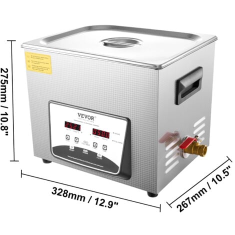 VEVOR Machine de Nettoyage à Ultrasons 0,8 L, Professionnel