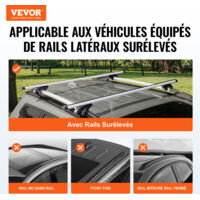 Barres transversales de toit neuves pour Kia Soul 2015-2020