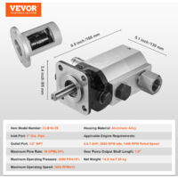 Kit De Joints Pour Pompe Hydraulique Prince PTO - Réf. PMCK-PTO-1A, Fonte Ou Aluminium