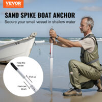 Ancre De Sable MISOYE 2en1 Avec Bouée – Corde 3,6 M, Sac Sec 10/20 L, PVC 500D, Pour Jet Ski Et Kayak