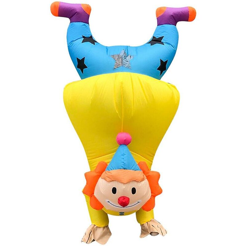 Disfraces de Halloween para adultos, hombres, mujeres, Cosplay, payaso, mascota de Anime, disfraz inflable, fiesta de carnaval, vestido de juego de rol de Navidad