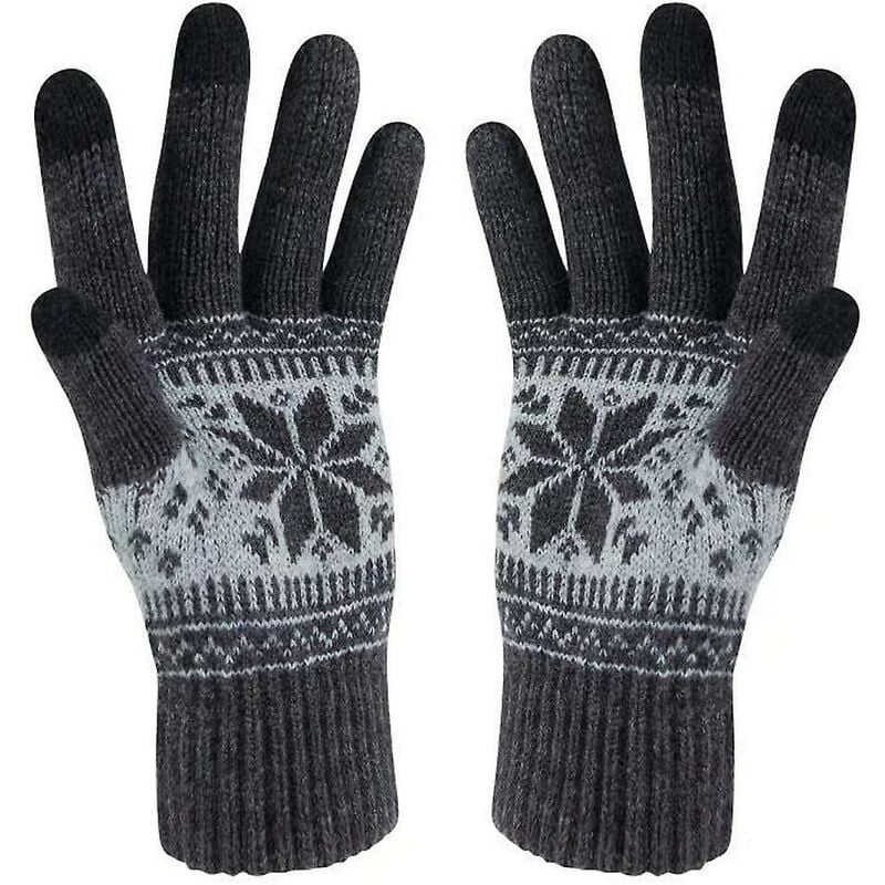 Guantes de invierno para mujer Guantes cálidos Guantes de algodón Guantes de punto Guantes de invierno Regalo táctil