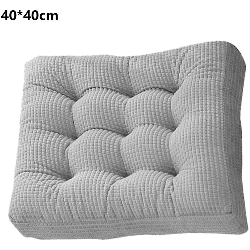 22 Thicken Corduroy Chair Cushion Round Seat Chair Cushion-square