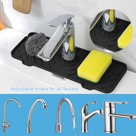 Hand Faucet Drain Pad Large Thickened Lightweight Luxury Silicone Drying Pad  Storage Pad