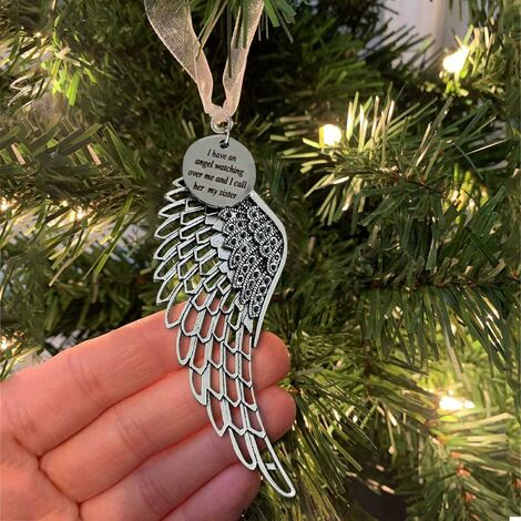 2022 Angel Wing Christmas Ornaments/Bell Charm, Personalized Memorial  Ornaments For Loss Of Loved Ones, Christmas Angel Bell Ornament Inspired  Heartfelt Keepsake Gift, Christmas Pendant Decoration
