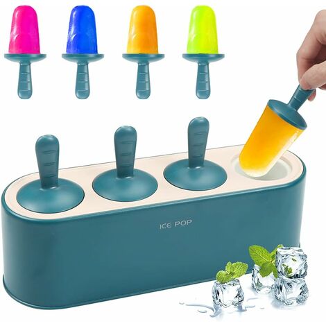 Popsicle Mold, Creative Popsicle Mold, 4 Shapes Silicone Popsicle Molds,  Reusable Popsicle Mold, Ice Cream Mold, Ice Lolly Moulds For Kids, Frozen  Ice Cube Box, Household Popsicle Mold, Safety Jelly Mold, Kitchen