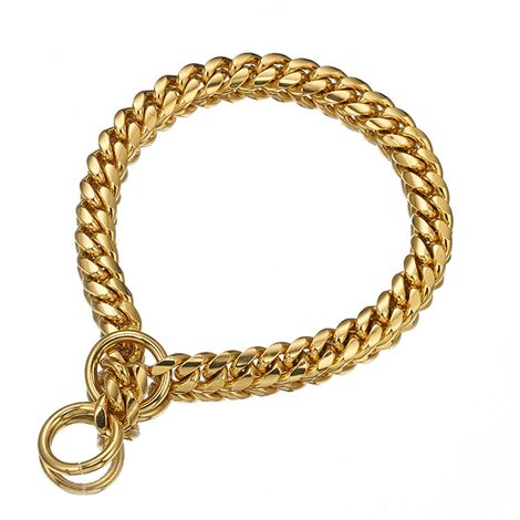 Rose gold chain sales for dogs