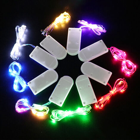 Multicolor Fairy Lights 30 LEDs 10 Feet Multicolored Battery Operated Mini  LED String Lights 4 Pack