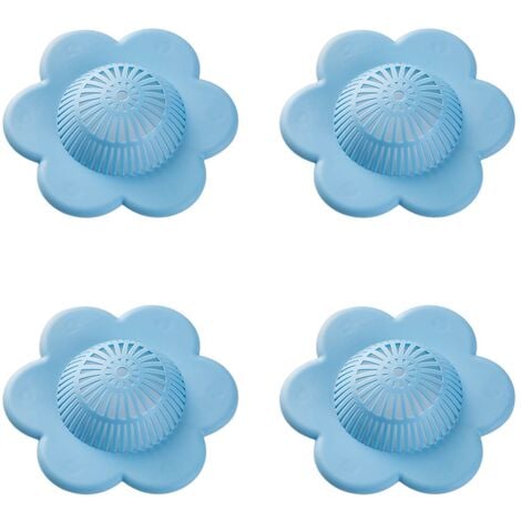 10 Package Flower Bathroom Drain Strainer Hair Catcher Bathtub Shower Drain Cover Hair Trap Hair Catcher Bathtub Drain Strainers Protectors Cover