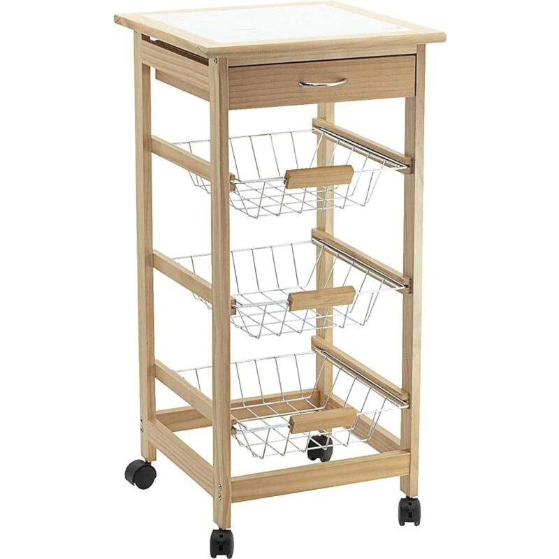 Carrello Cucina Calgary 3 Cestelli