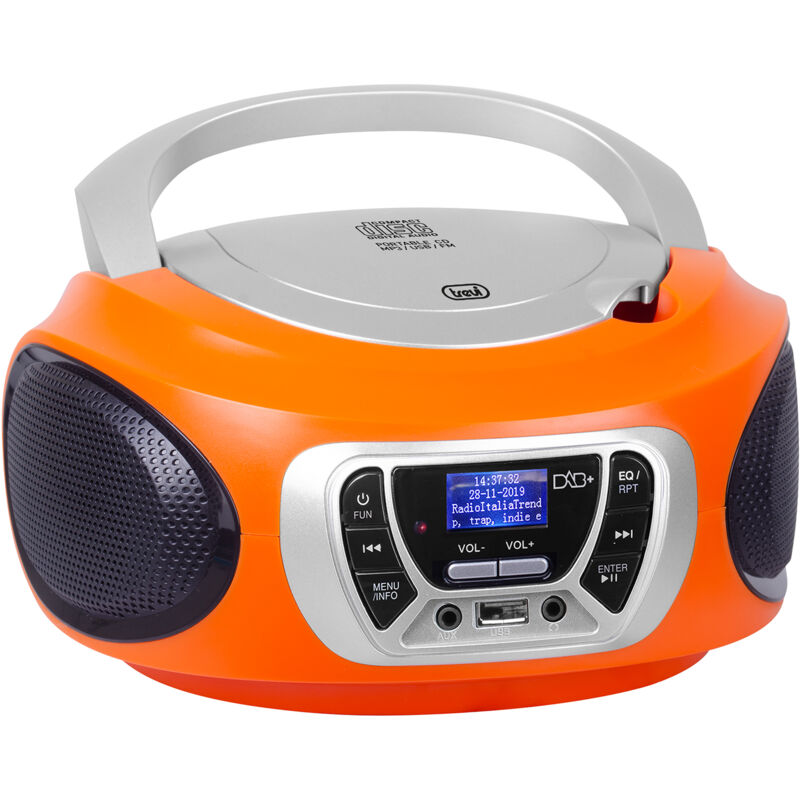 Trevi CMP 510 DAB Stereo Portatile CD Boombox Radio DAB / DAB+ con