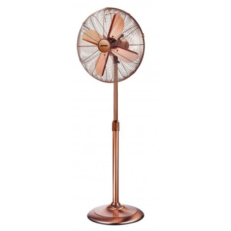 ZEPHIR Vent.Piantana Vintage 40Cm Metallo Bronzo