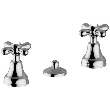 TEOREMA RUBINETTERIA Serie Daisy Rubinetto Batteria Bidet Cromo
