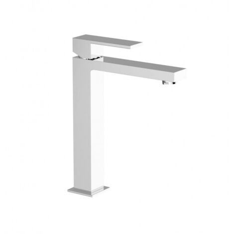 TEOREMA RUBINETTERIA Serie Alaska Pillar  Miscelatore Monocomando Lavabo Alto Cromo