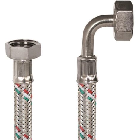 IDROBLOCK Tubo Flessibile Inox Femmina Femmina Inox 3/4" 150 Cm