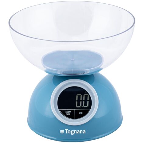 Bilancia con Ciotola Iridea Tognana 5Kg Azzurro