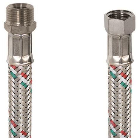 Tubo Flessibile Inox Femmina Femmina Inox 1/2" 150 Cm - Foto 13