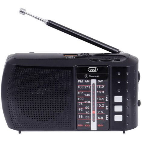 TREVI Radio Portatile Multibanda Wireless Usb Micro Sd Trevi Ra 7F20 Bt Nero