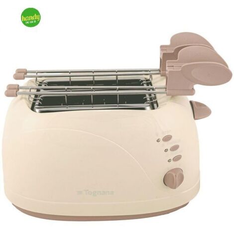 Tognana Tostapane Champagne 750W Riscaldamento Rapido