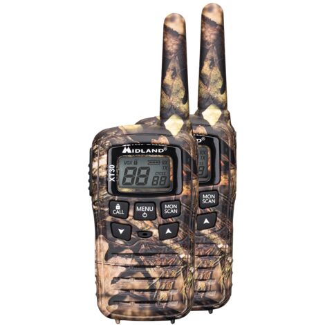Radio Ricetrasmittente Midland XT30-2 con Mimetiche e Batteria Inclusa