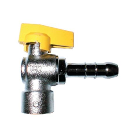 RUBINETTERIE BRESCIANE Rubinetto Gas Con Portagomma 3/8"