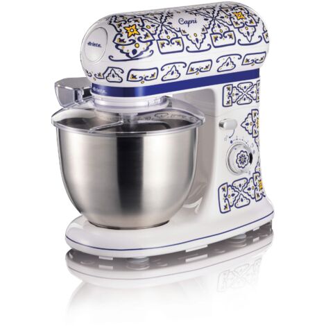 Ariete 1588 Impastatrice Capri, Planetaria, 7 velocità, 2400 Watt, 5,5 litri, Tazza Acciaio Inox (1/6)