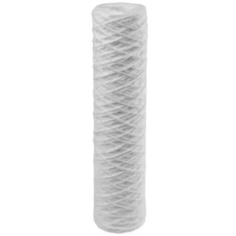 Cartuccia cotone a setto filtrante in filo avvolto 20 mcr senior - altezza nominale 10" Aquamax