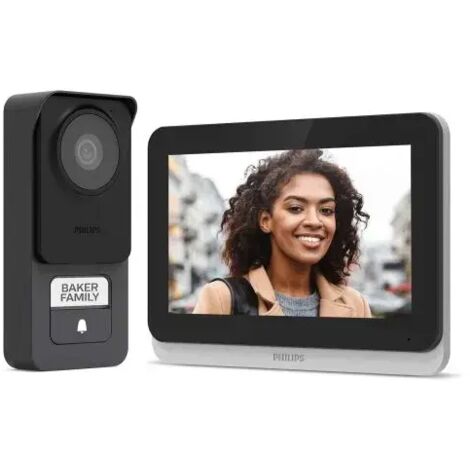 Videocitofono Videotelefono touch connesso 3K WI FI Philips chiamata cellulare Monitor Touch Screen 7 pollici 531036 (1/6)