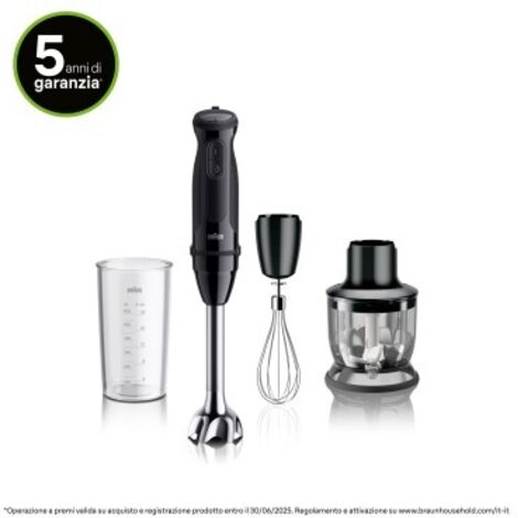 Braun MultiQuick 5 MQ 50202 M 0,6 L Frullatore ad immersione 1000 W Nero (1/5)