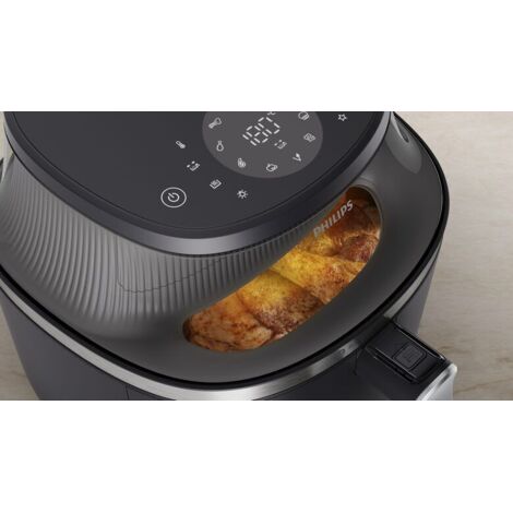 Philips serie 3000 NA332-00 Friggitrice ad Aria 6,2 Litri Potenza 1700W 12 Programmi Display LED Colore Nero (1/5)