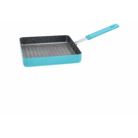TOGNANA Mini Grill Padellina Quadrata Color Block Azzurro