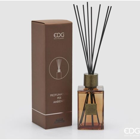 EDG Profumatore Bottiglia Quadrato Pepe Nero 1200 ml H 22 cm