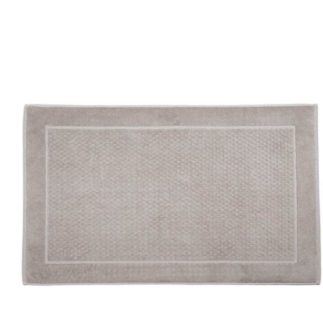 CALEFFI Tappeto Bagno in Cotone Sirena '99 CM. 45X60 Spugnissima Tinta Unita Grigio