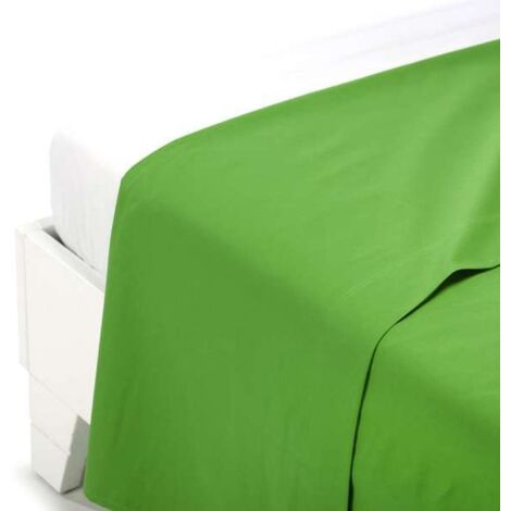 CALEFFI Lenzuolo Superiore in Cotone Cotone tinta unita Matrimoniale Caleffi Tinta Unita Verde