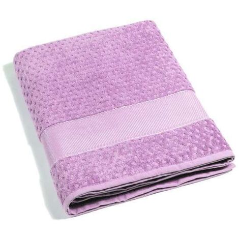 CALEFFI Telo Bagno in Cotone Sirena '99 Standard Spugnissima Tinta Unita Ciclamino