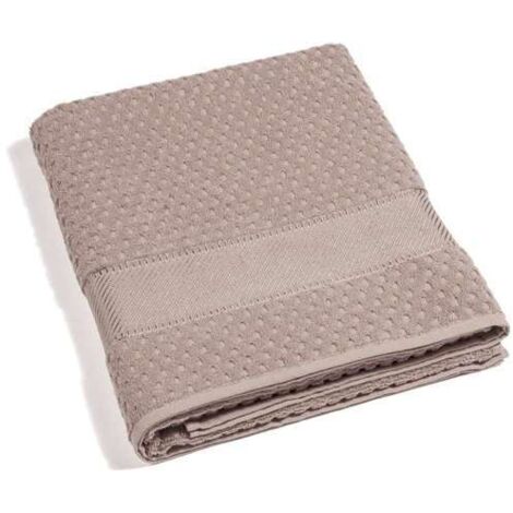 CALEFFI Telo Bagno in Cotone Sirena '99 Standard Spugnissima Tinta Unita Naturale (1/2)