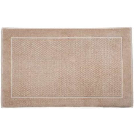 CALEFFI Tappeto Bagno in Cotone Sirena '99 CM. 60X100 Spugnissima Tinta Unita Naturale