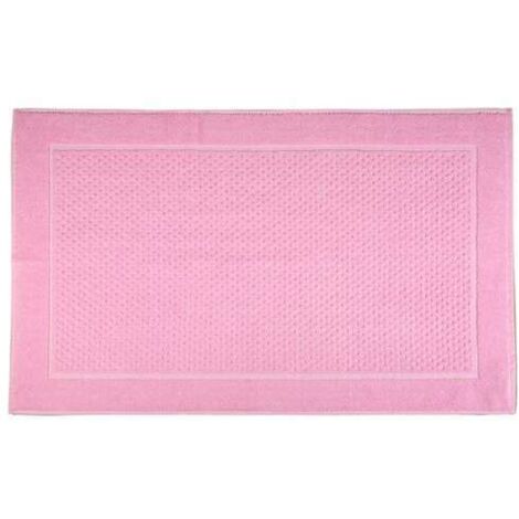 CALEFFI Tappeto Bagno in Cotone Sirena '99 CM. 60X100 Spugnissima Tinta Unita Rosa (1/2)